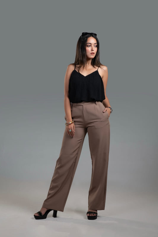 "Midnight Whisper" Pleated Cami Top